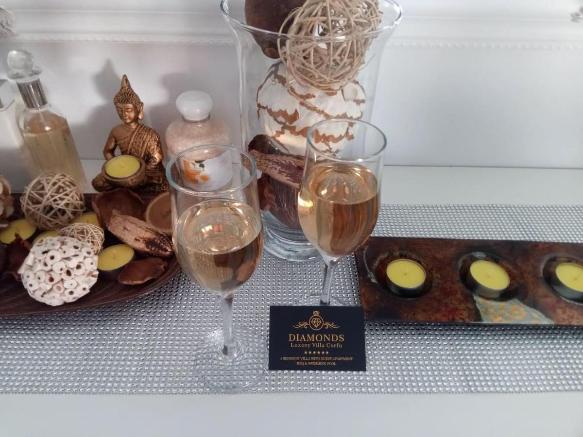 Diamond Luxury Villa Corfu Kato Spilaion Eksteriør billede